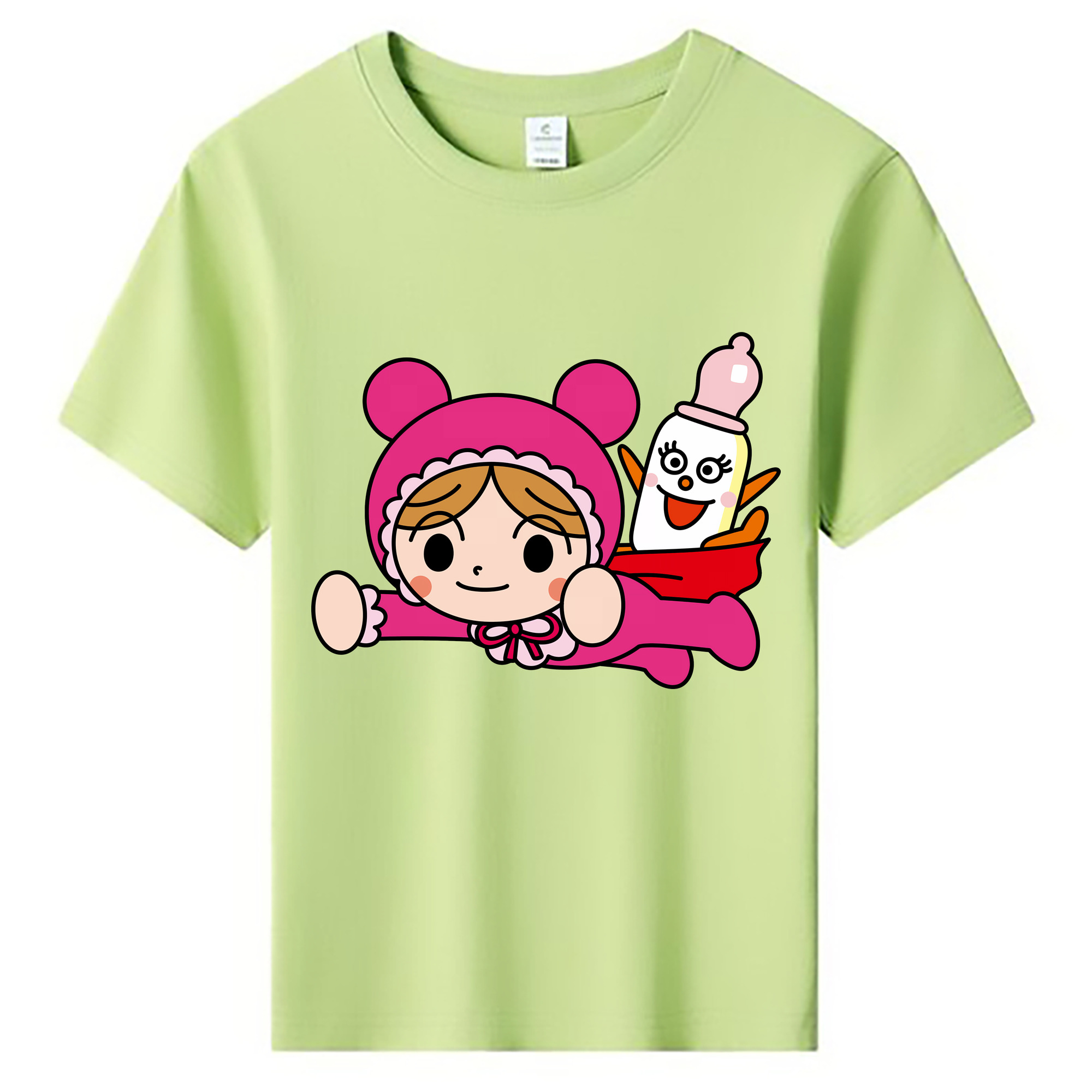 （画像用） アンパンマン Anpanman 綿100％キッズTシャツ（フロントプリント）